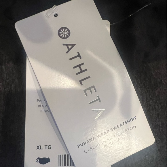 NWT- Athleta Purana Wrap Sweatshirt, XS, Med, XL - Picture 7 of 8